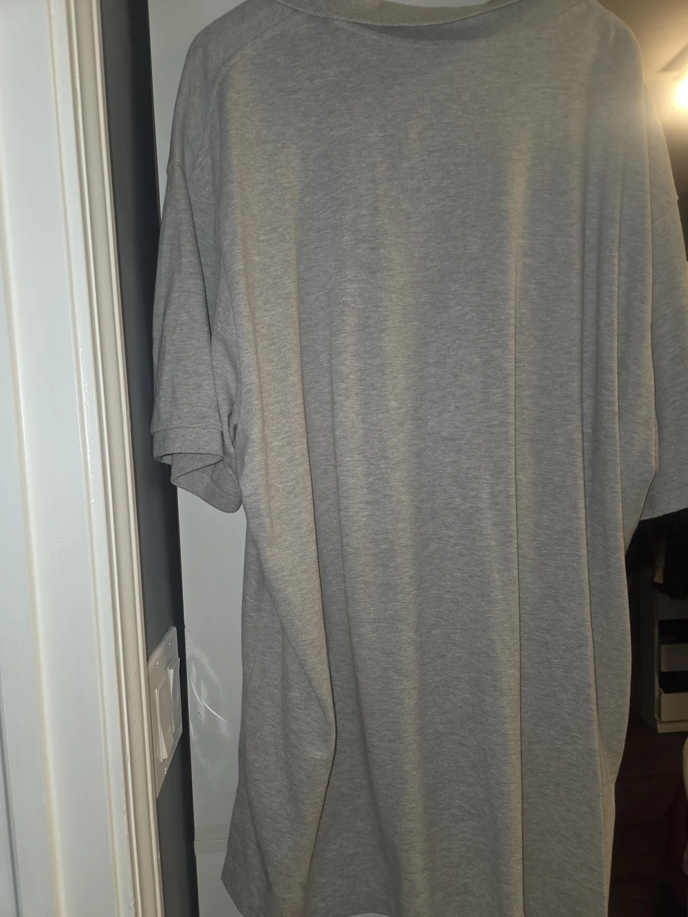 Ralph Lauren Men's Heather Gray Polo with Navy Pony